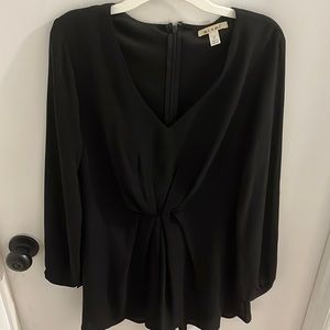 Long sleeve black romper